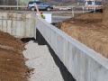 structural concrete wall being built around substation by concrete contractors
