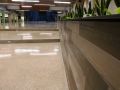 decorative concrete floor and stairs in olathe west high school
