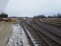 several railroad tracks being constructed and built at Westar Energy